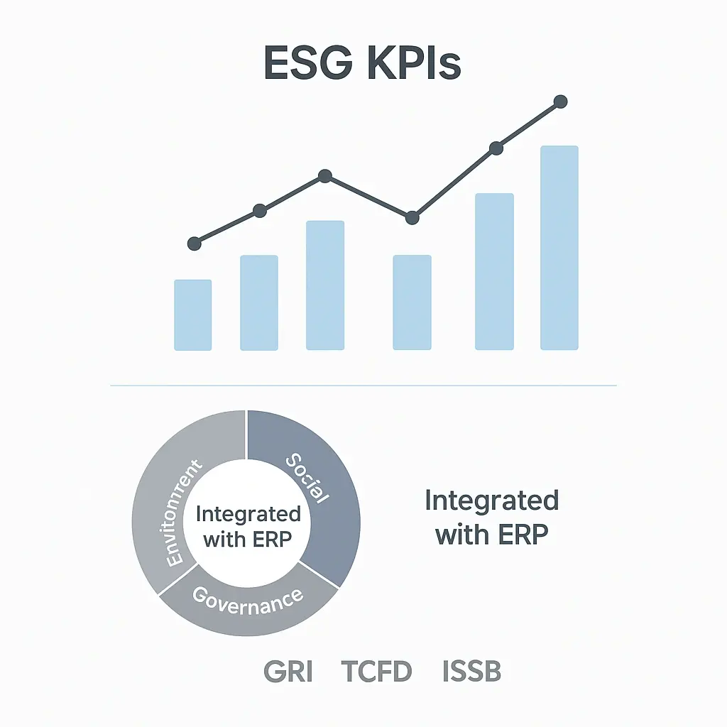 ESG reporting, corporate sustainability, TCFD compliance, GRI SASB ISSB reporting, ESG risk management, carbon accounting, sustainability dashboards, ESG advisory, enterprise ESG strategy