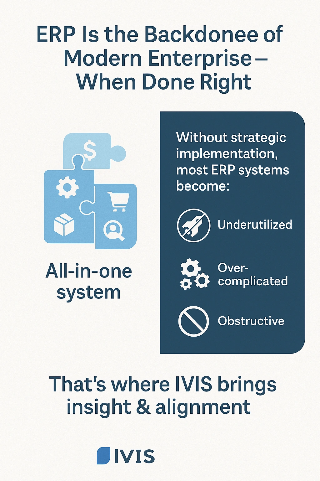 IVIS delivers scalable ERP solutions tailored to your business processes. From end-to-end implementation to module-level customization, we ensure performance, integration, and compliance. ERP implementation, ERP customization, Odoo, SAP, Oracle ERP, IVIS ERP, ERP deployment, enterprise resource planning, ERP consultants, process automation, ERP integration