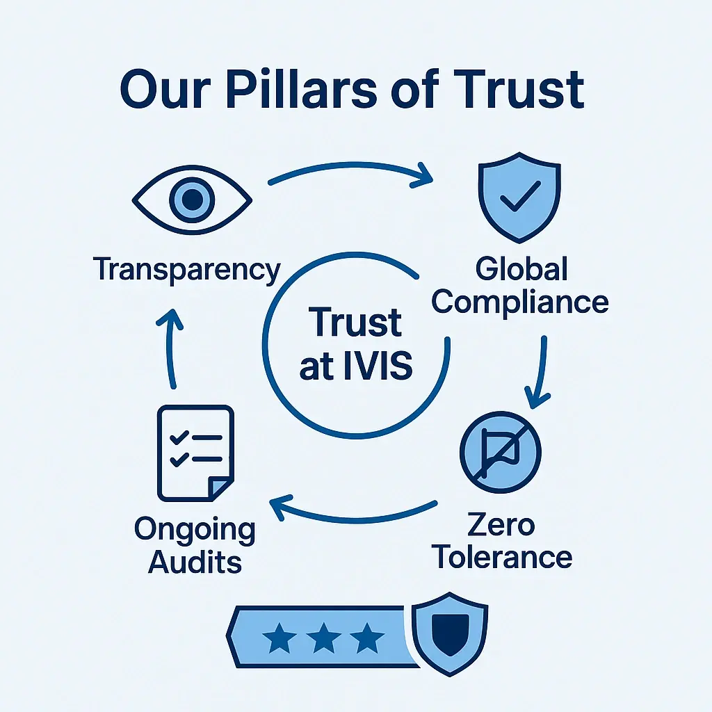 IVIS policy center, policy index, privacy policy, compliance documents, data security, legal policies, ESG governance