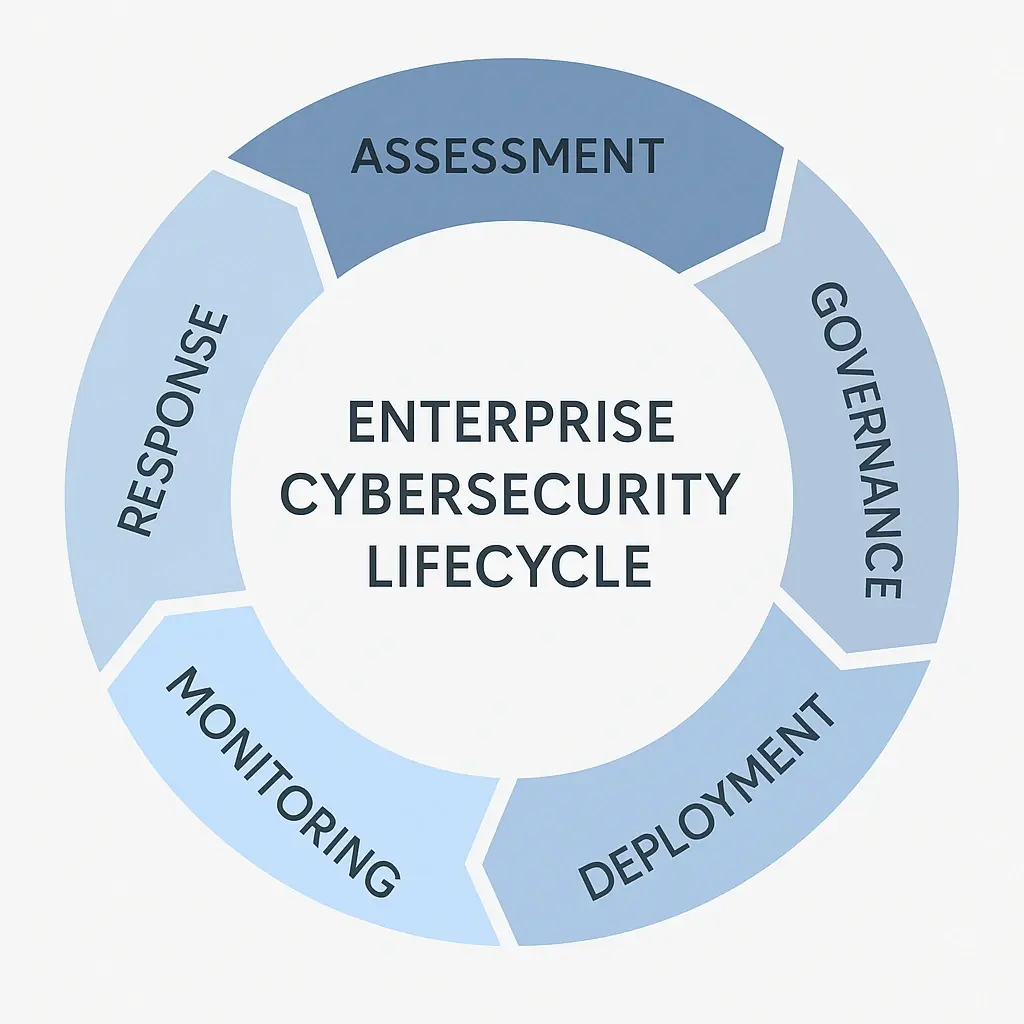 cybersecurity consulting, IT risk management, enterprise security strategy, cyber resilience, IVIS risk consulting, compliance and governance, threat modeling