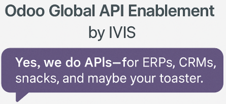 API,Odoo ERP deployment, Odoo integration, Odoo customization, Odoo support, ERP for enterprises, Odoo implementation services
